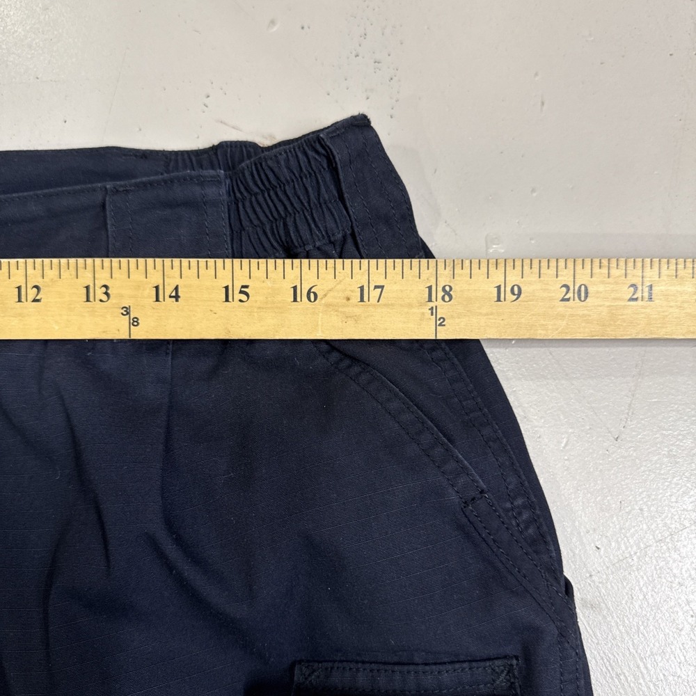 5 11 Tactical Series Ripstop Cargo Pants Mens 36x34 Blue Logo Cotton - Picture 4 of 6